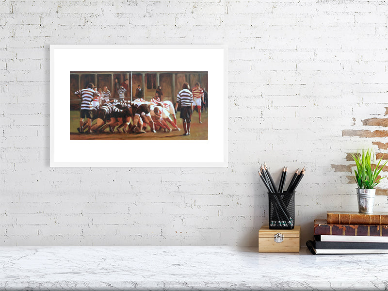 OTH Hot - Winchester College Painting by Iain Vellacott 