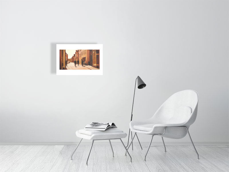 Bogles on Kingsgate Street - Winchester College Painting by Iain Vellacott 9823925-4085364