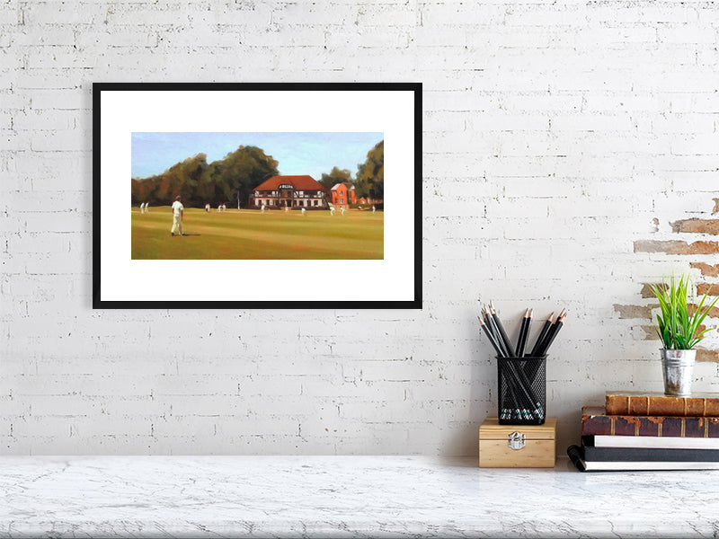 Lords - Winchester College Painting by Iain Vellacott