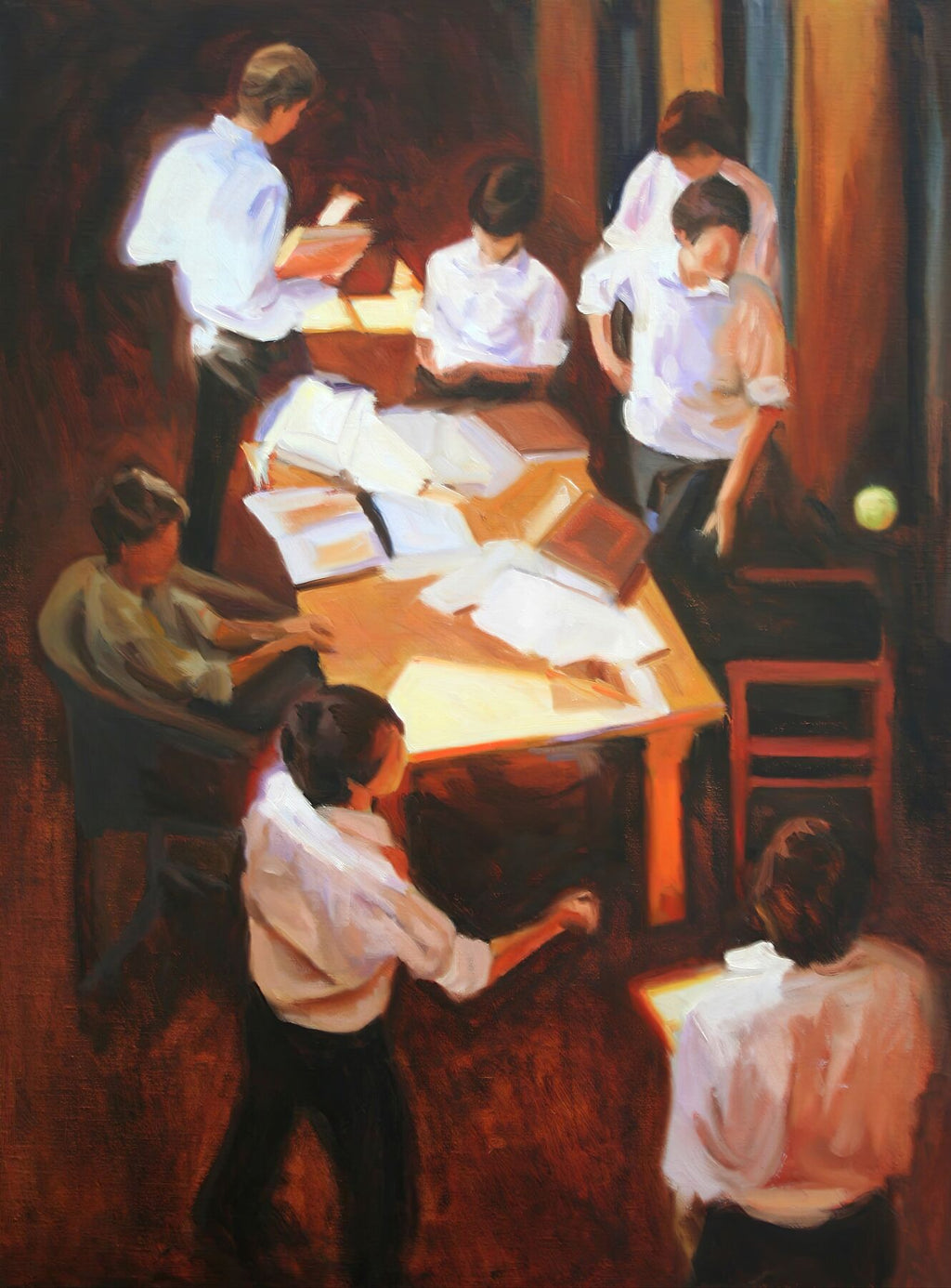 Toytime - Winchester College Painting by Iain Vellacott - Fine Art Print