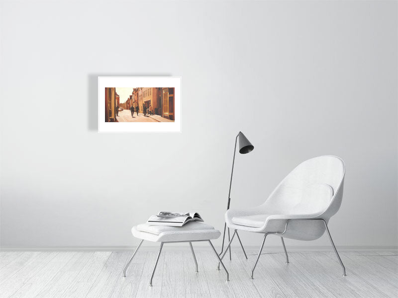 Bogles on Kingsgate Street - Winchester College Painting by Iain Vellacott 9823925-4085362