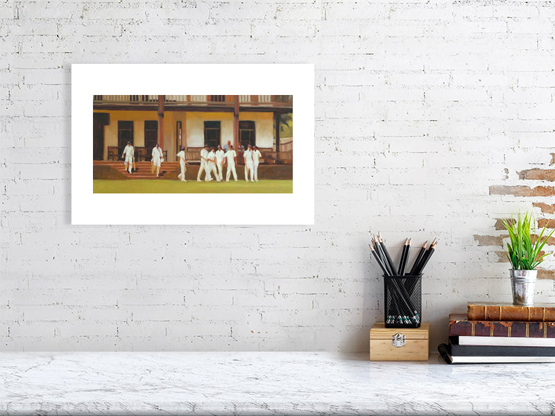 After Lunch - Winchester College Painting by Iain Vellacott