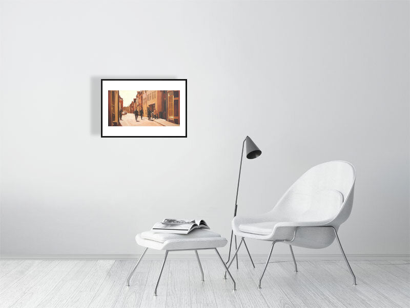 Bogles on Kingsgate Street - Winchester College Painting by Iain Vellacott 9823925-4085365