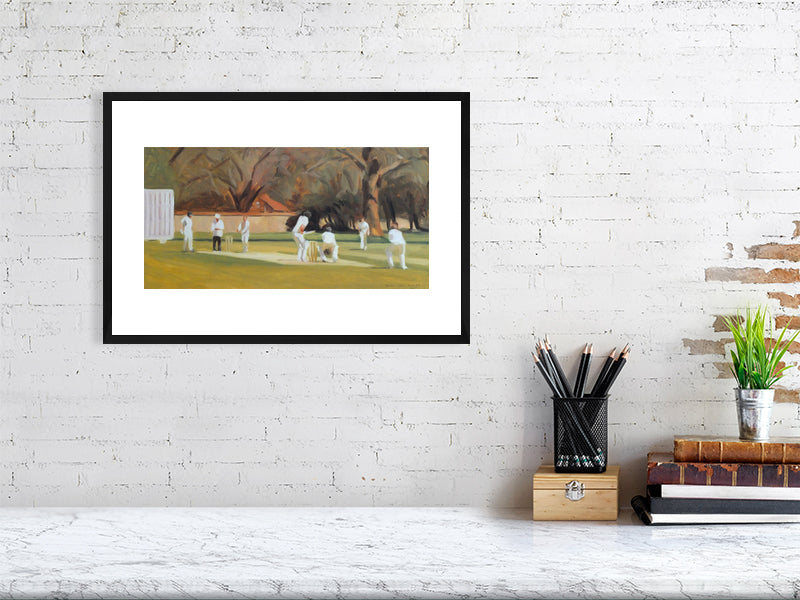 Right Arm, Over - Winchester College Painting by Iain Vellacott 9834338-4092365