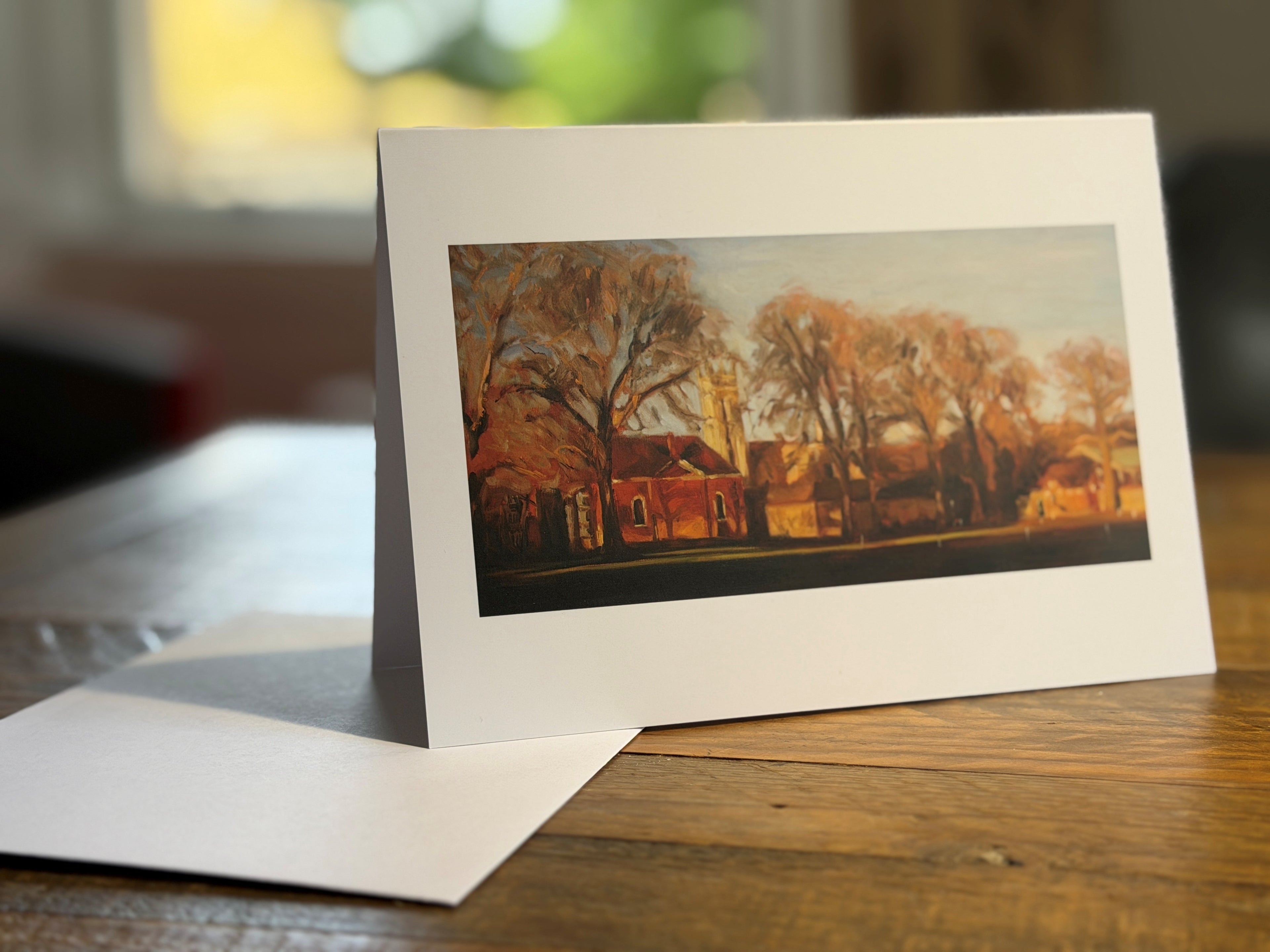 Art Card - Evening Light Across Meads
