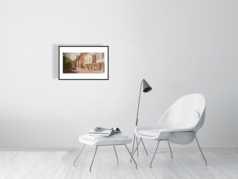 College Street - Winchester College Painting by Iain Vellacott 9832022-4090319