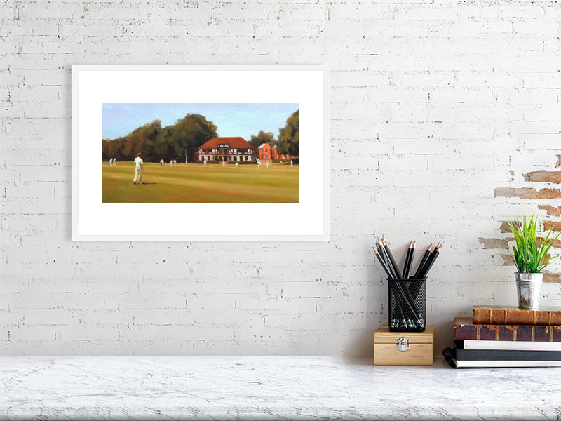 Lords - Winchester College Painting by Iain Vellacott