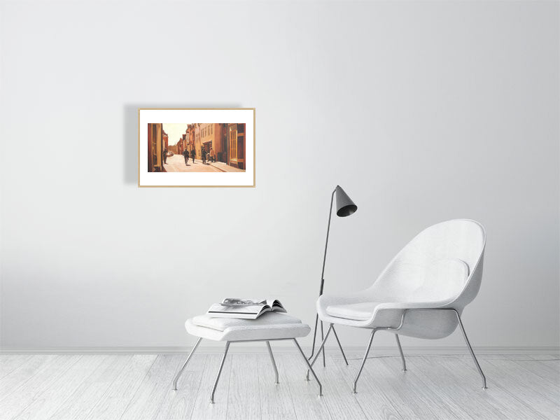 Bogles on Kingsgate Street - Winchester College Painting by Iain Vellacott 9823925-4085366