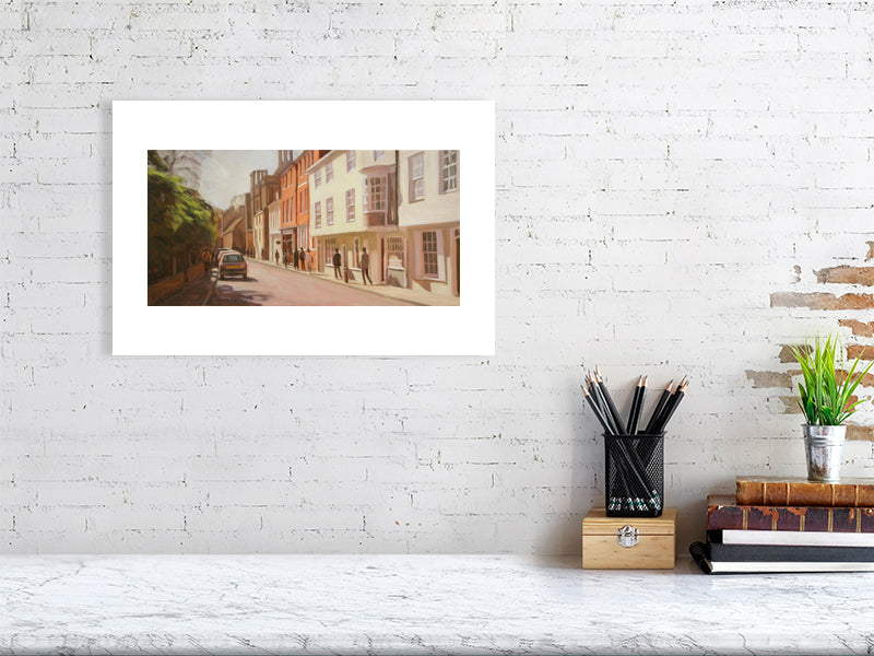 College Street - Winchester College Painting by Iain Vellacott 9832022-4090317